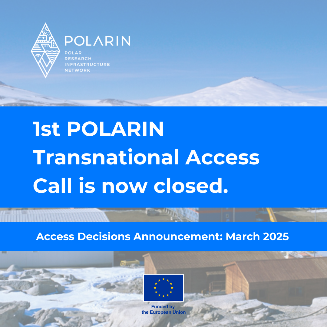 1st POLARIN Transnational Access Call closed: close to 100 proposals received