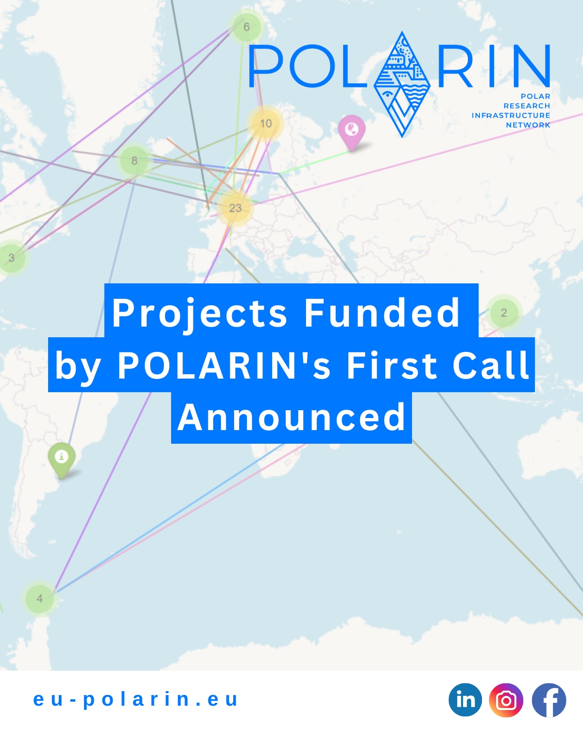 Projects Funded by POLARIN’s First Call (2024) Announced!