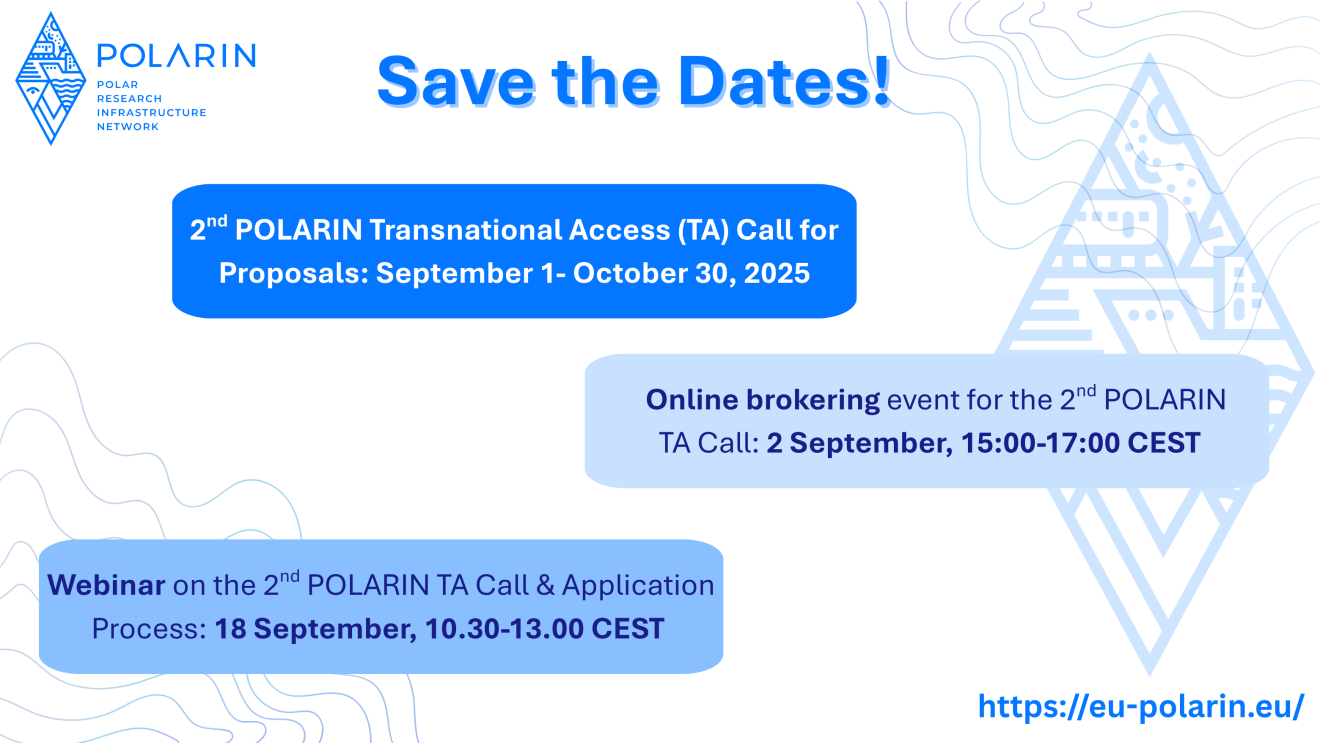 One Week Until the POLARIN Brokerage Event for the 2nd Transnational Access Call