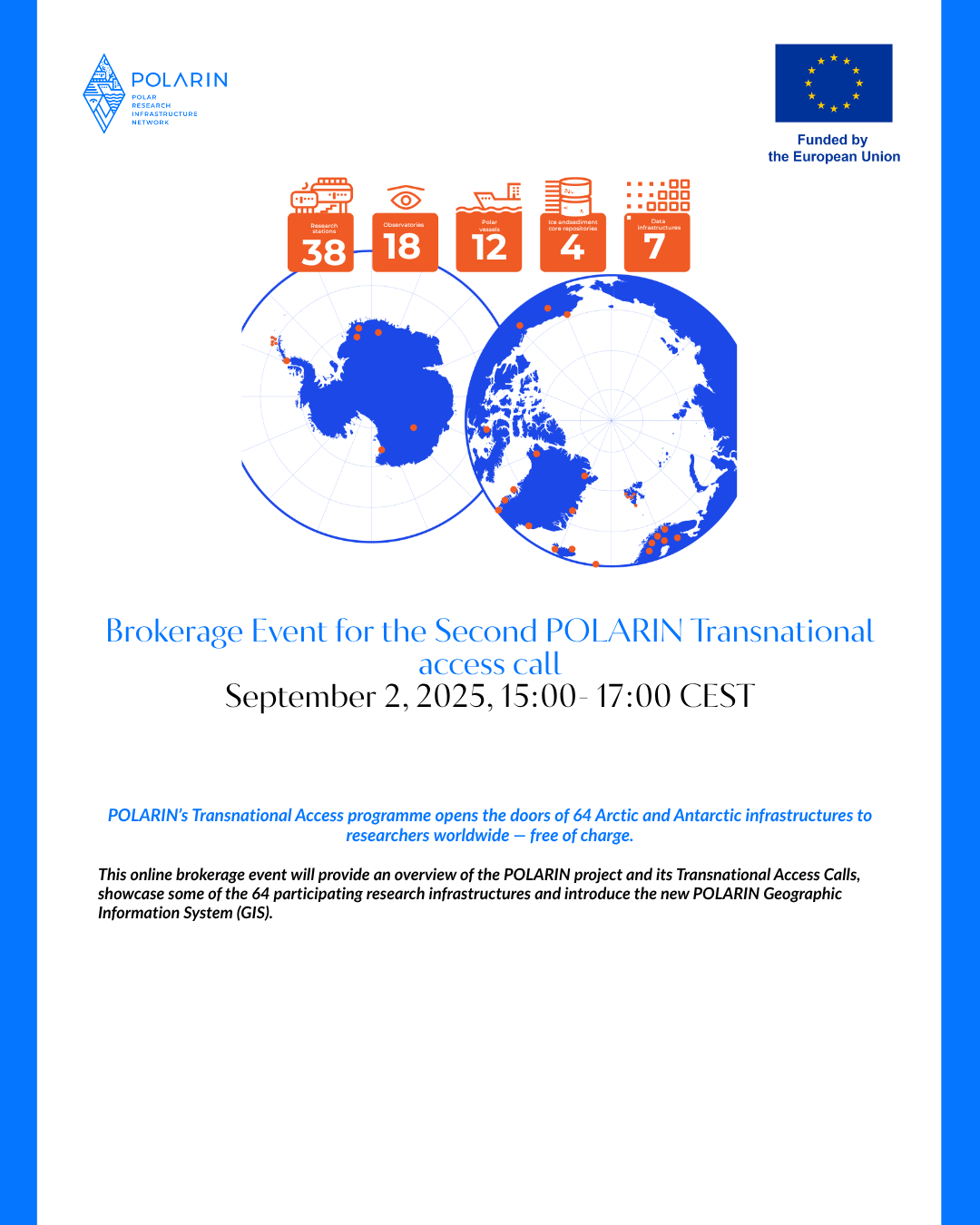 One Week Until the POLARIN Brokerage Event for the 2nd Transnational Access Call