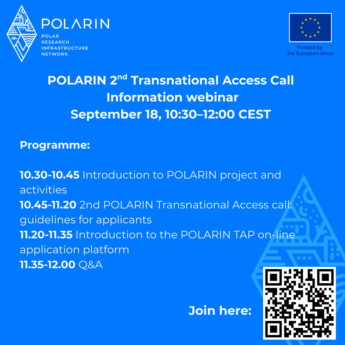 Join Our September 18 Information Webinar for POLARIN TA Users