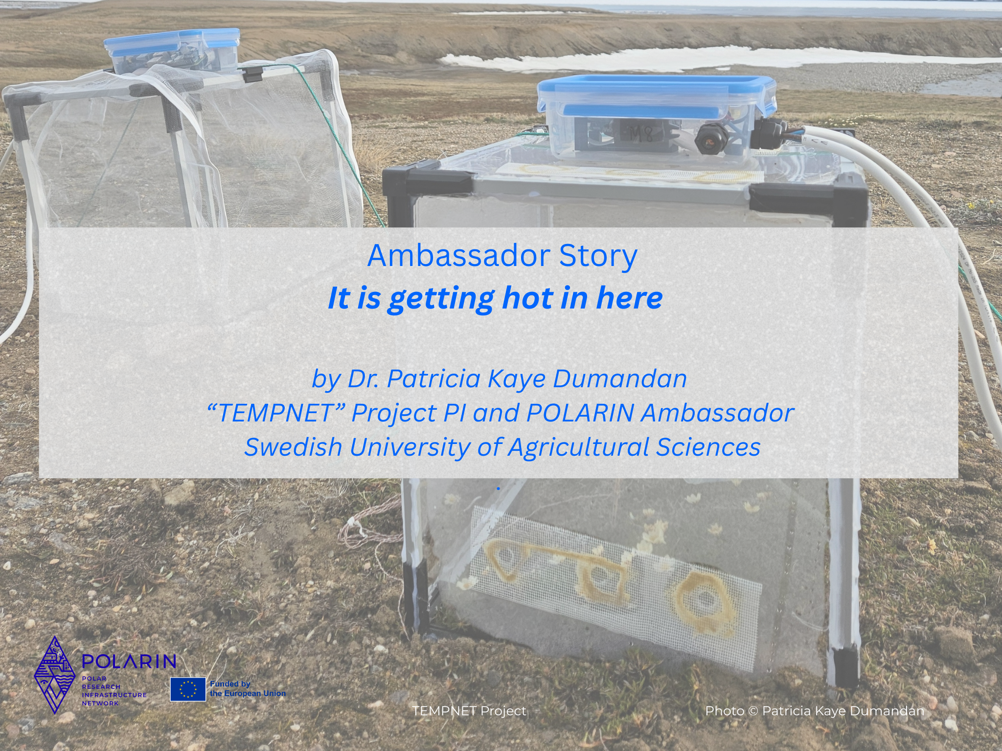 “It is Getting Hot in Here” – New POLARIN Ambassador blog post online!