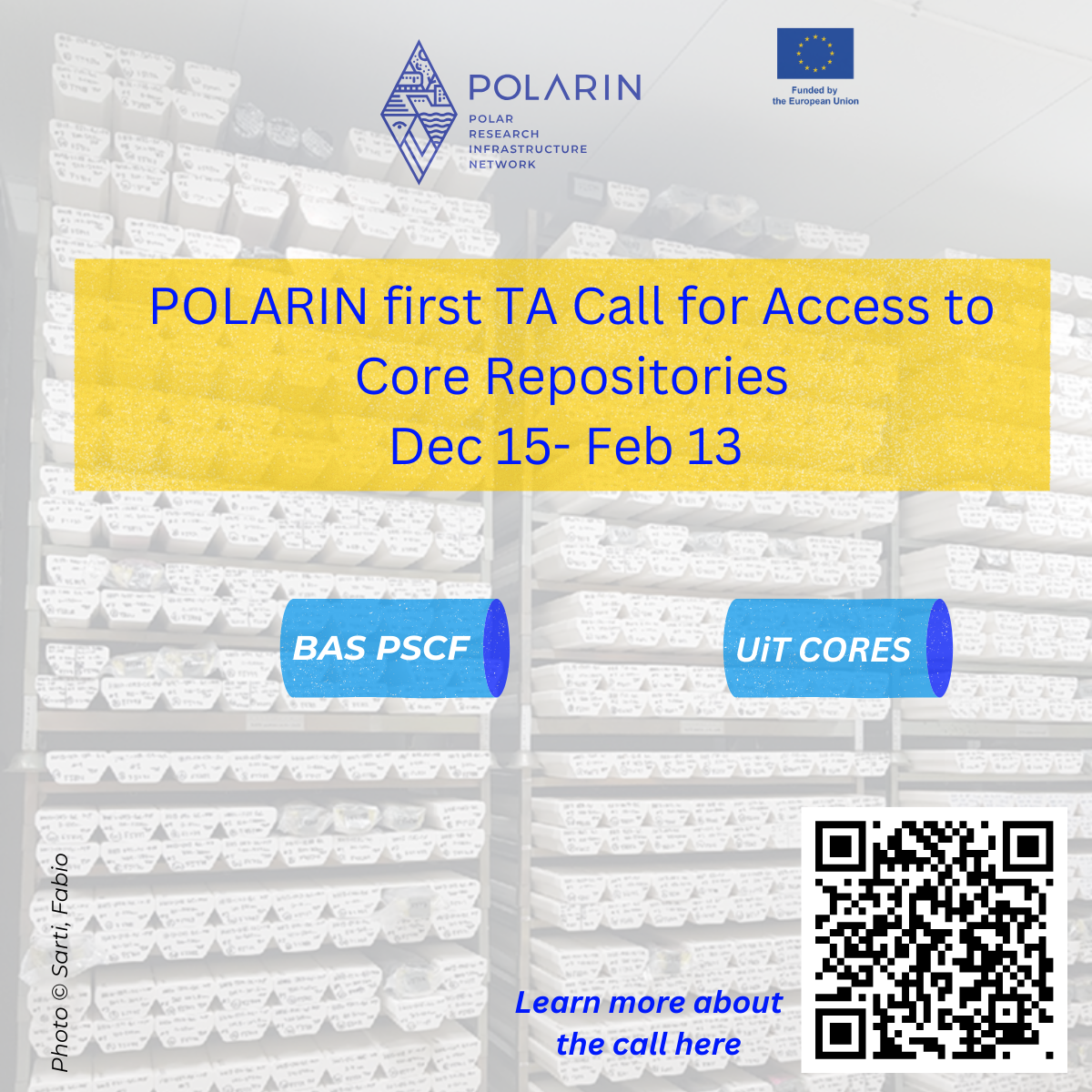 POLARIN Launches First TA Call for Access to Core Repositories