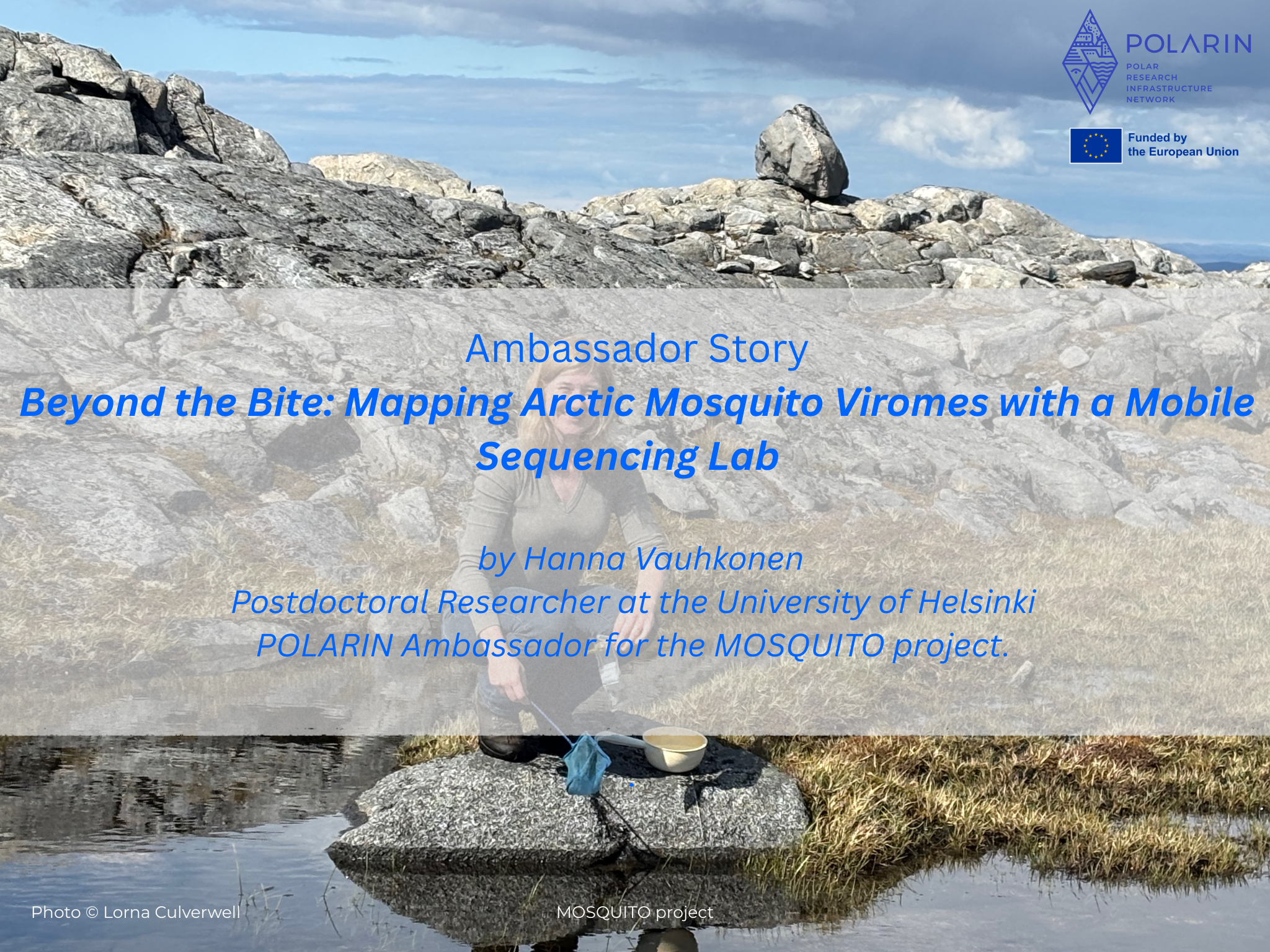 Beyond the Bite: Mapping Arctic Mosquito Viromes with a Mobile Sequencing Lab​​​- New POLARIN Ambassador Blog Post!