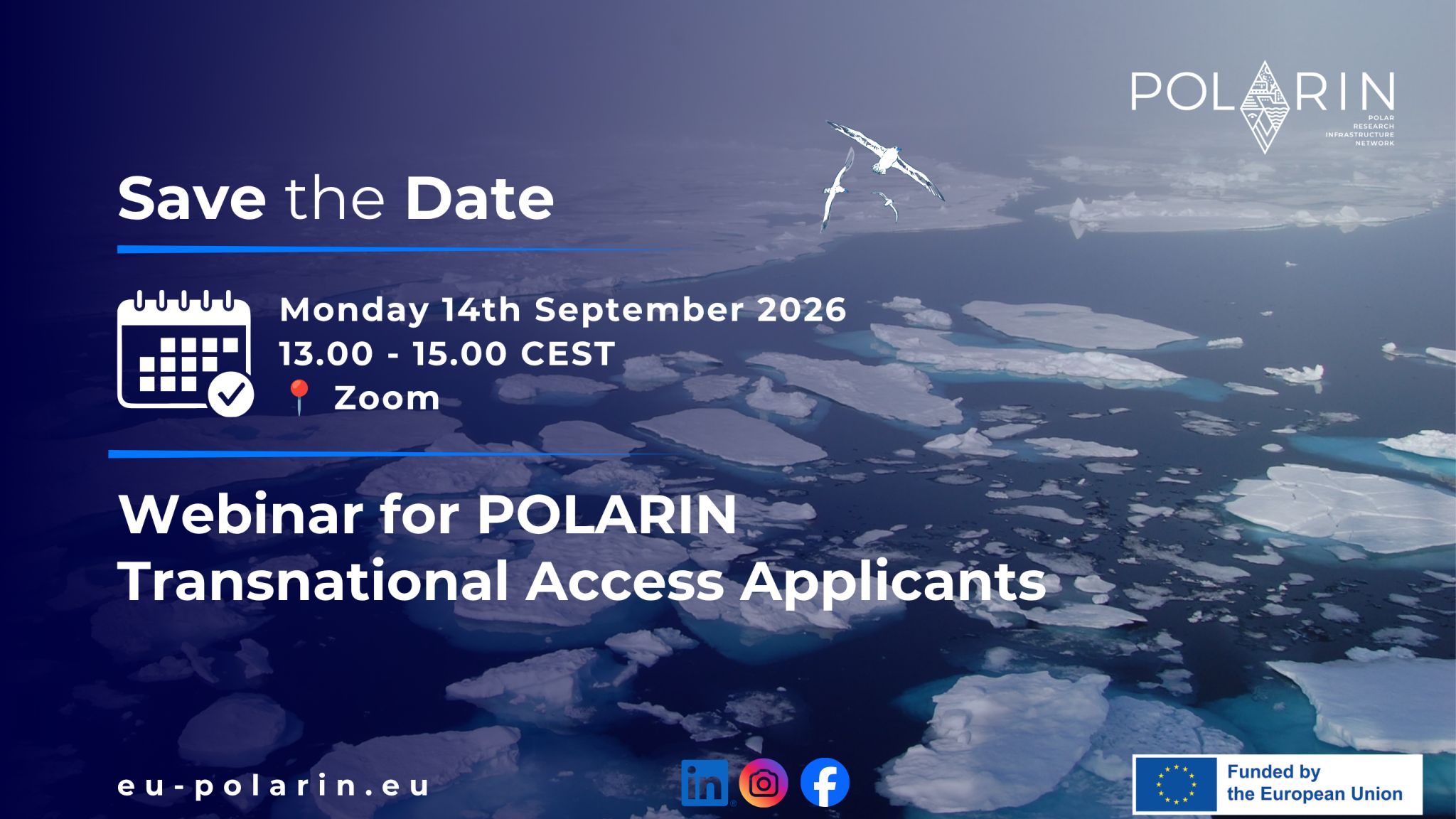 Webinar for POLARIN Transnational Access Applicants