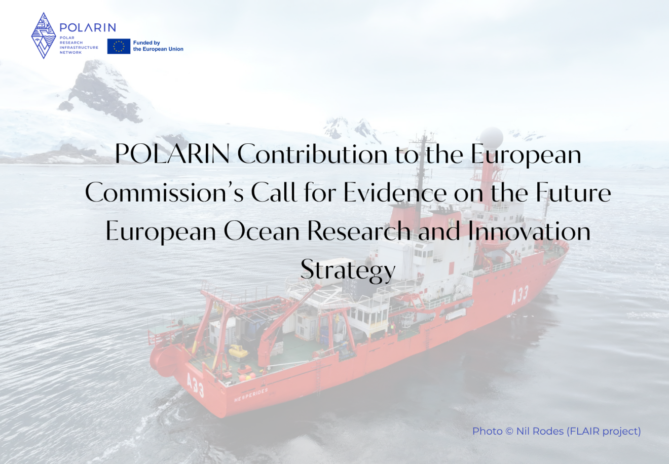 POLARIN Contributes to the EC Call of Evidence for the European Ocean Research and Innovation Strategy