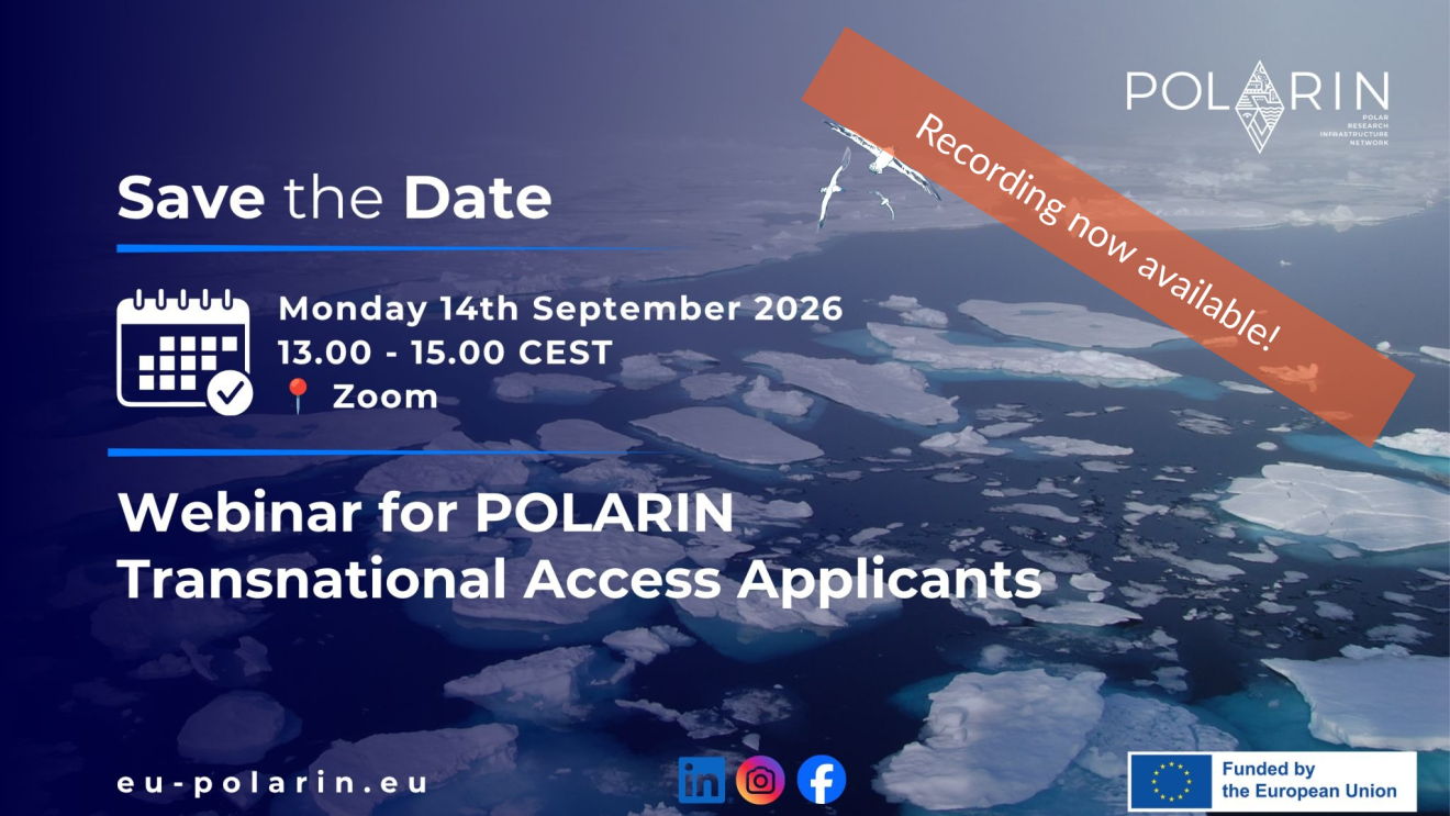 POLARIN Applicant Webinar: Recording Now Available​