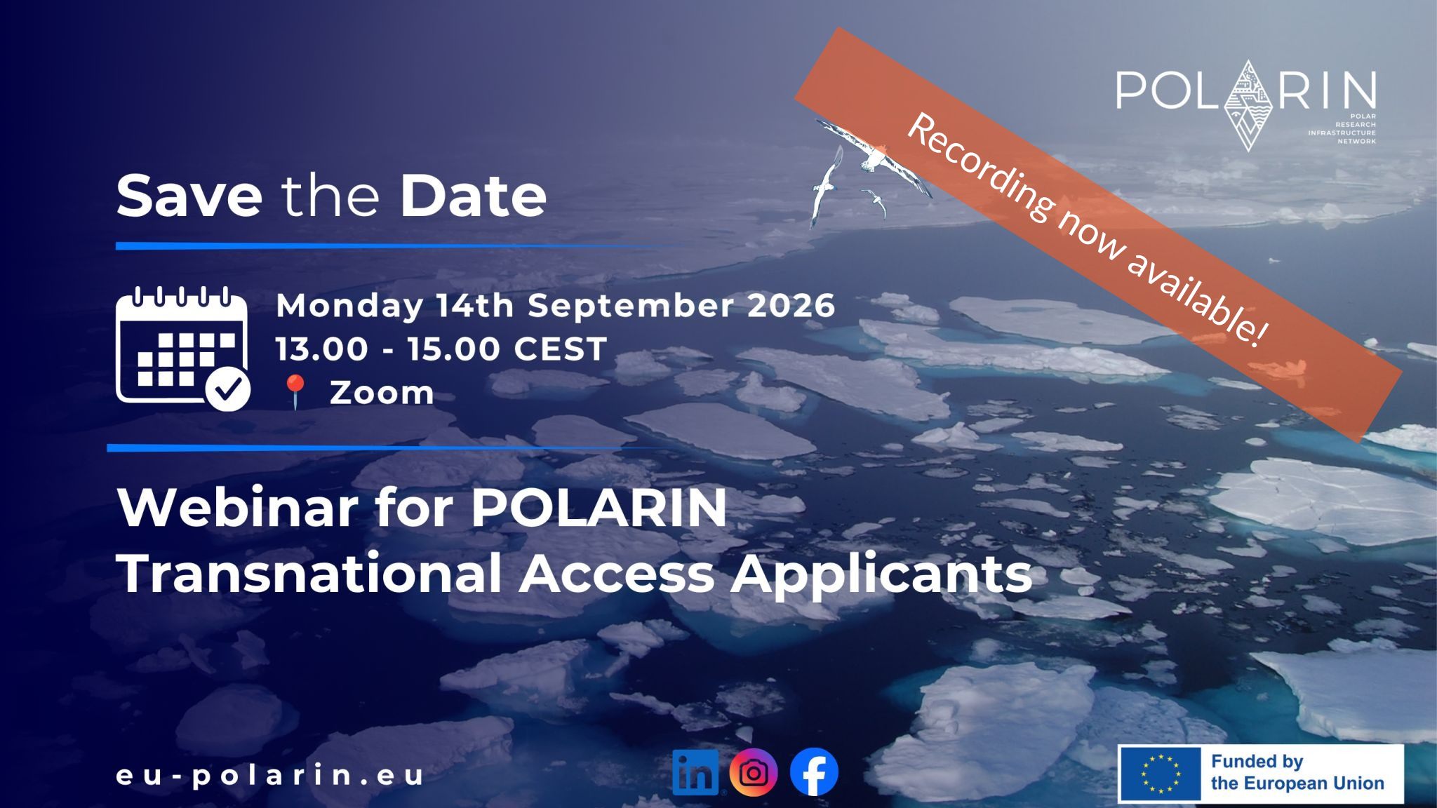 POLARIN Applicant Webinar: Recording Now Available​